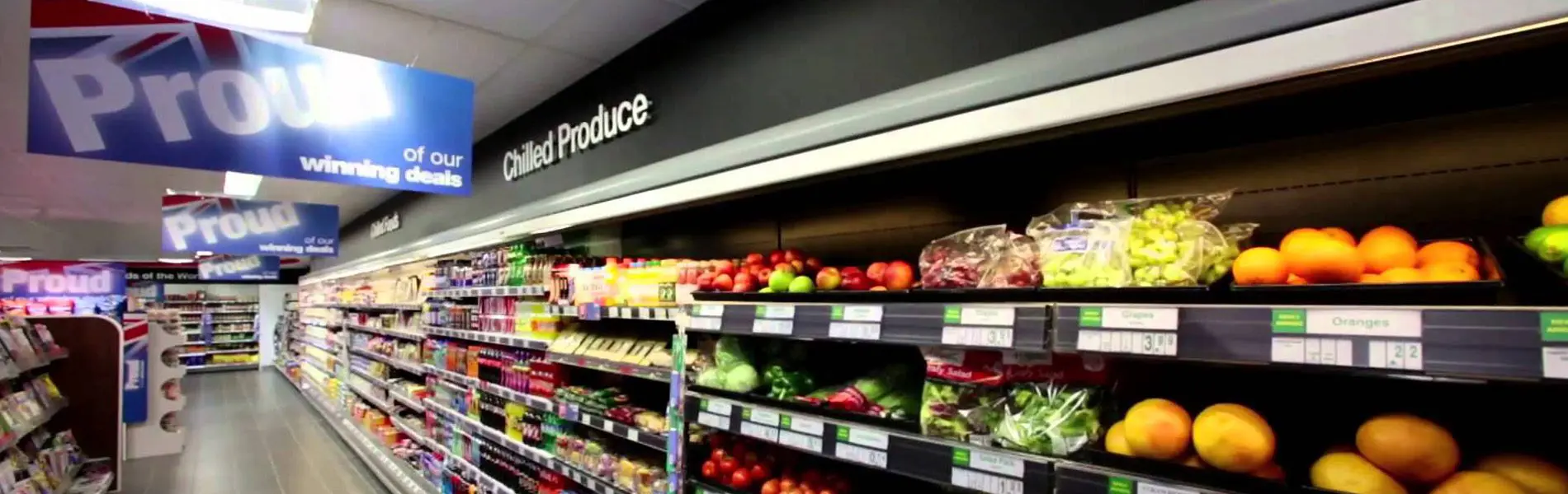 The interior of a Costcutter store.