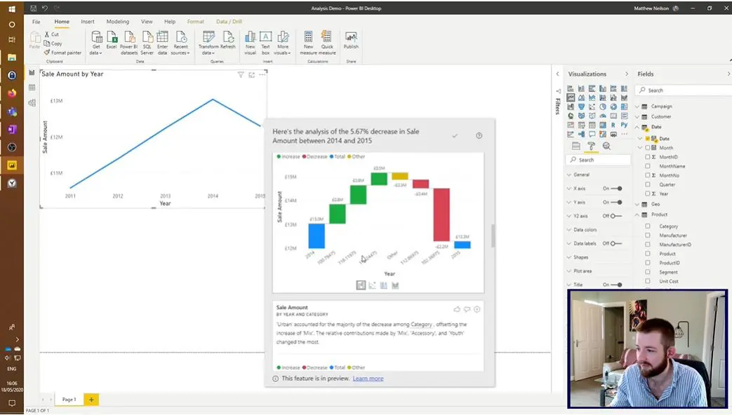 Power BI Tutorial – Analysing Datasets