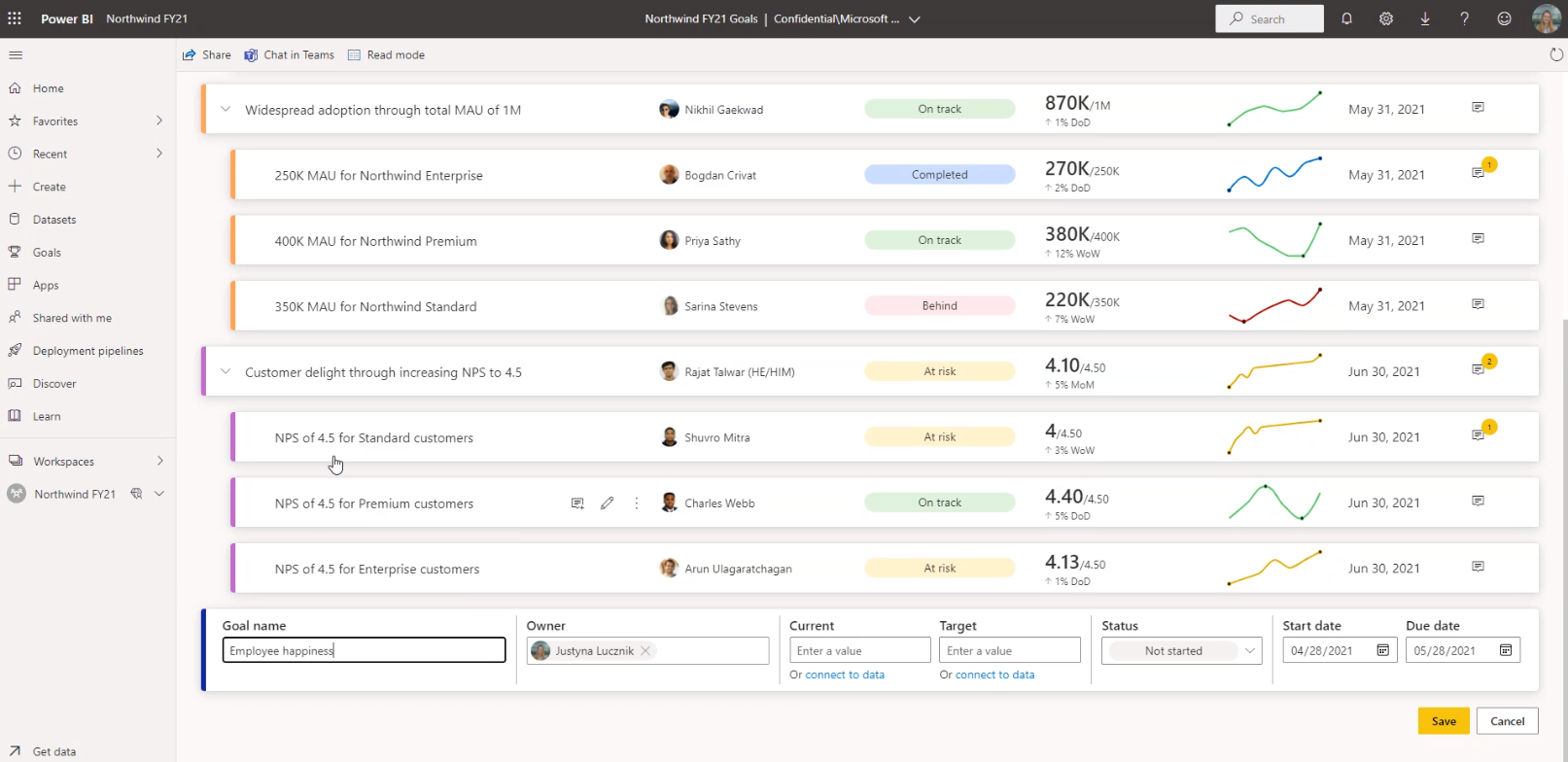 Power BI goals #2