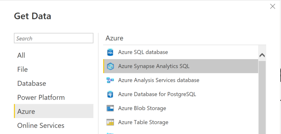 Azure Synapse Analytics SQL.