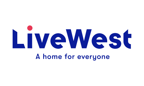 LiveWest logo.  A home for everyone.